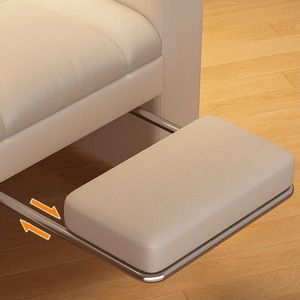 Fauteuil à bascule pliable moderne <span class=keywords><strong>scandinave</strong></span> en tissu, minimaliste, pour salon et loisirs - Product Image 4