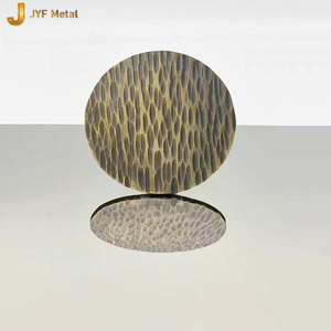 ANW091 <b>Metal</b> 304 Embossed Hammer Sheets For Decorative Projects Interior Decoration Project - Product Image 2