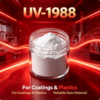 Penyerap UV ZHUOTAI UV-1988 CAS 7443-25-6 Benzylidene Malonate Penstabil Cahaya untuk Aditif Pelapis Plastik Anti-Kuning PC