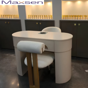 Mesa <span class=keywords><strong>de</strong></span> Manicura Moderna <span class=keywords><strong>de</strong></span> Color Rosa con Almacenamiento, Económica, con Superficie Metálica, Muebles Comerciales para Salón <span class=keywords><strong>de</strong></span> <span class=keywords><strong>Uñas</strong></span> con Colector <span class=keywords><strong>de</strong></span> Polvo y Barra para <span class=keywords><strong>Uñas</strong></span> - Product Image 2