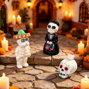 Nuevas Figuras Decorativas de Resina para Halloween, Miniaturas de Diablo y Hombre de las Trevas, Accesorios de Decoración para Micro Paisajes DIY - Product Image 1
