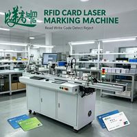 Équipement de Fabrication de Cartes Défectueuses Entièrement Automatique avec Codage RFID par Carte Intelligente, Marquage Laser Fibre et Vérification du Code Systématique
