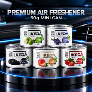 IKEDA 60g Mini Désodorisant Liquide pour Voiture, Parfum Longue Durée, Idéal pour Auto, Maison, Bureau, Plusieurs Senteurs - Product Image 2
