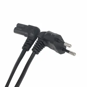 300cm Figura 8 Cable de alimentación de CA Schuko CEE7/16 Tipo DE LA UE en ángulo recto a IEC C7 Cable de alimentación para Samsung Philips Sony LED TV