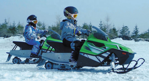 Scooter de Nieve a Gasolina para Niños de la Mejor Calidad, Certificado por la CEE, Moto de Nieve de Alto Rendimiento - Product Image 1