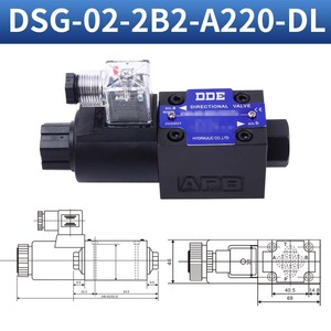 Vanne de commande directionnelle hydraulique DSG-02-3C2/02-3C60/02-2B2/3C4/3C3/2B3B/2B2B, électrovanne - Product Image 5