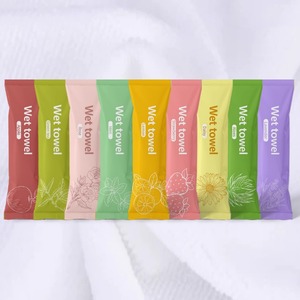 Lingettes humides jetables 100 % coton parfum <span class=keywords><strong>citron</strong></span>, rafraîchissantes et hydratantes, pour restaurant (lot individuel) - Product Image 3