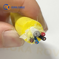 Cable Micro Coaxial para Cámara ROV, Cable Subacuático Coaxial Flotante, Cable Híbrido para CCTV y Alimentación, Funda de Espuma PUR, Cable Personalizado