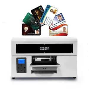 Mini ucuz dijital fotoğraf özel DIY baskı PVC kimlik kartı kartları UV yazıcı A4