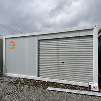Conteneur de stockage mobile moderne préfabriqué en panneaux sandwich, usine mobile, garage et abris de jardin prêts à l'emploi