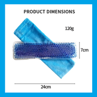 HANERSHI Compresse de glace périnéale réutilisable instantanée, chaudes et froides, avec gel pour un soulagement efficace de la douleur et des soins post-partum 24x7cm