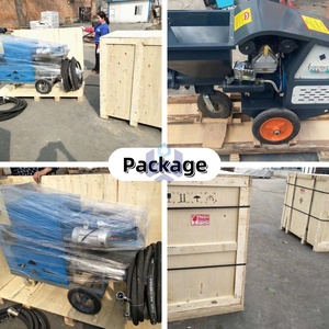 Beton yapı için duvar harcı püskürtme makinesi çimento sıva pistonlu pompa çimento sıva püskürtme makinesi - Product Image 5