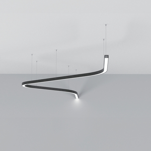 Perfiles de Aluminio LED de 35 mm, Perfil de Luz de Aluminio de 18x18, Empotrable en Suelo, 36W 40W, Colgante, Lineal, Curvo - Product Image 1
