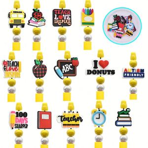 <b>Beaded</b> Pen Charms - DIY Fun & Cute School Themed Accessories for Promotional Gifts - Product Image 3
