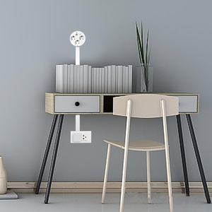 Yuvarlak evrensel soket koruyucu güç adaptör panosu uzatma kablosu priz elektrik çıkışı genişletici sopa - Product Image 2