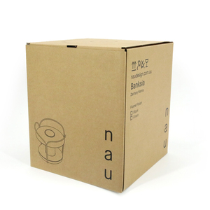 Boîte en carton kraft pliable à fermeture automatique, petite boîte à cartes, emballage personnalisé pour bougies <span class=keywords><strong>avec</strong></span> logo - Product Image 5