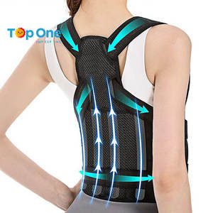 Top One Wholesale Posture Corrector <b>Men</b> Women Upper Back Support Band Clavicle Correction Band Straightener for Back - Product Image 1