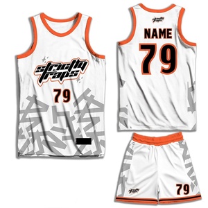 Setelan Jersey Pendek Ukuran Besar, Desain Profesional, Cetak Transfer Panas, Bernapas, Menyerap Keringat, Motif Kampus - Product Image 1