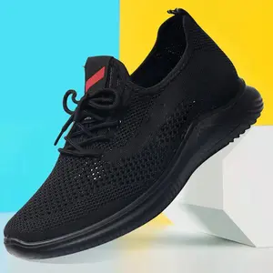 New Fashion Flying Knitted Face Cool And Breathable Casual Shoes Comfortable And Durable Sports Shoes