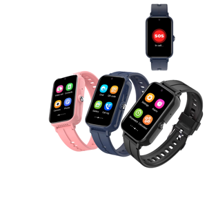 Montre connectée GPS 2025 pour enfants, étanche IP67, écran IPS <span class=keywords><strong>carré</strong></span>, répondre aux appels, appel vidéo, carte SIM <span class=keywords><strong>3G</strong></span>, caméra, bouton SOS, CE - Product Image 1