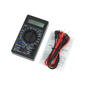Medidor de Voltaje, Amperaje y Ohmios DT830D Económico con Buzzer - Product Image 1