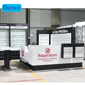 Thanh Lịch Chất Lượng Cao Điện Thoại Di Động Hiển Thị Tủ, Gỗ Cửa Hàng Điện Thoại Truy Cập Để Bán - Product Image 5