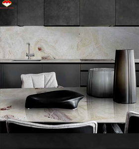 Pannelli Murali Moderni in Marmo Bianco Venus Impermeabili, Grandi Lastre Lucide Personalizzate per Interni, Soggiorno, Bagno, Ecologici - Product Image 3