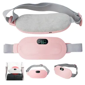 Draagbare Digitale Display Draadloze Menstruatie Verwarmingskussen Snelle Verwarming Massage Periode Tailleband Vrouwen Menstruatiepijn Verlichting