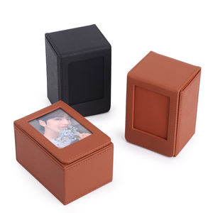 Récipient de rangement en cuir pu 2x3 support organisateur photo pour <span class=keywords><strong>polaroid</strong></span> fujifilm <span class=keywords><strong>instax</strong></span> mini12 11 9 8 evo film instantané - Product Image 6