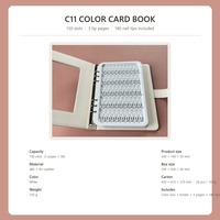Vinimay OEM/ODM – Nuancier de couleurs pour vernis à ongles, 150 couleurs, en cuir, avec échantillons transparents pour ongles