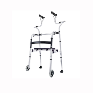 Andador Plegable de Aluminio de Alta Calidad con Ruedas para Rehabilitación, Ajustable en Altura, para Personas <span class=keywords><strong>Mayores</strong></span> con Discapacidad - Product Image 4