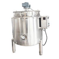 Réservoir de mélange de liquide de savon chimique chauffant électrique en acier inoxydable