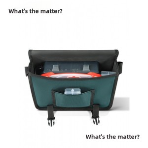 Sac de transport à bandoulière pour électricien et <span class=keywords><strong>charpentier</strong></span>, en toile épaisse et durable, avec fermeture à boucle - Product Image 1