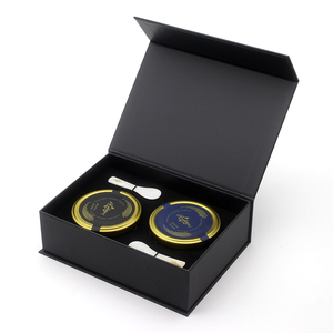 Tùy Chỉnh Sang Trọng Ưa Thích Rỗng Màu Đen <span class=keywords><strong>Caviar</strong></span> Đóng Gói Quà Tặng Hộp Cho Trứng Cá Muối - Product Image 5