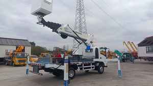 Camion de levage mobile à cisaillement, camion à plateforme hydraulique électrique, camion à plateforme élévatrice à quatre roues de 20 mètres - Product Image 5