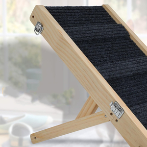 Escalera/Rampa Plegable para Perros, Diseño Ajustable, Portátil, Ecológico, de Madera Sólida - Product Image 5