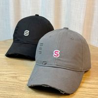Casquette de baseball personnalisée avec logo, broderie directe d'usine, visière large, lettres pour femmes