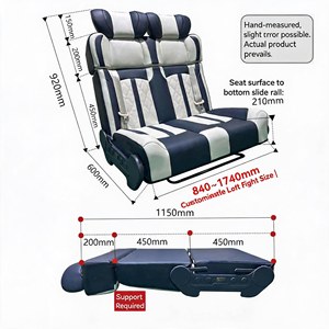 Asientos Traseros Plegables de Tres Plazas para Automóvil, Ajustables, de Acero, para <span class=keywords><strong>Carma</strong></span> Wuling Jinbei Langdi Dongfeng LZF - Product Image 2