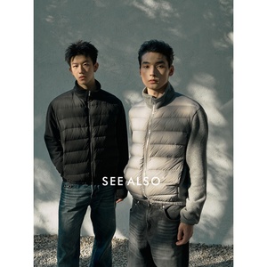 Giacca Invernale da Uomo in Stile <span class=keywords><strong>Old</strong></span> Money, 90% Piumino d'Oca Bianco, Lavorazione a Maglia con Cerniera, Calda e in Lana - Product Image 2