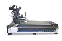 Routeurs CNC pour bois 4*8 pieds avec ATC 1325, machine de fabrication d'armoires en bois, 12 outils, table à vide, broche 9KW, dégauchisseuses à bois
