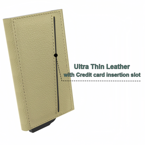 Tarjetero Minimalista con Bloqueo RFID, de Aluminio y Cuero, con Cierre Magnético para Teléfono - H10089M - Product Image 4