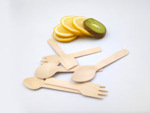 2025 sıcak satış ahşap kaşık seti kalite rekabetçi düşük fiyat çatal özel Logo 160mm boyutu bıçak günlük kullanım dondurma meyve - Product Image 6