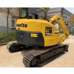 รถขุดขนาดเล็ก Komatsu PC78US-6 มือสองจากญี่ปุ่น พร้อมใบมีด น้ำหนัก 7.8 ตัน รถขุด Komatsu PC78US-6 มีสินค้าในสต็อก - Product Image 4