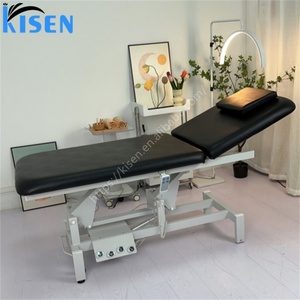 KISEN Factory Cheap Price Custom <b>Electric</b> Height Color Customization Adjustable Massage <b>Table</b> Treatment <b>Table</b> Massage Bed - Product Image 1