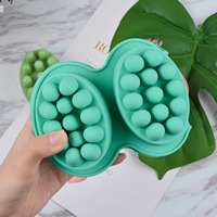 Molde de Silicona UNIMOULD de 4 Cavidades para Jabón y Fondant, Hecho a Mano, Antiadherente, Ecológico, Molde de Silicona para Fondant, Molde para Barra de Chocolate