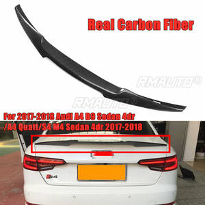 Alerón Trasero para Coche A4 B9, Extensión de Alerón Trasero para Audi A4 B9 S4 M4 Sedán de 4 Puertas / A4 Quatt 2017-2018 - Product Image 1