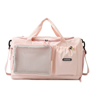 Nouveau Sac de Voyage Grande Capacité Tendance avec Logo Personnalisé, Séparation Sec/Humide, Sac de Sport et de Gym, Sac à Chaussures - Product Image 2