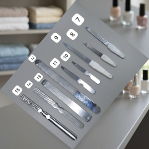 ASAP Professional Mini lime à ongles plate en acier inoxydable, double face, repousse-cuticules, durable, réutilisable, anti-acné, très vendue pour la manucure - Product Image 5