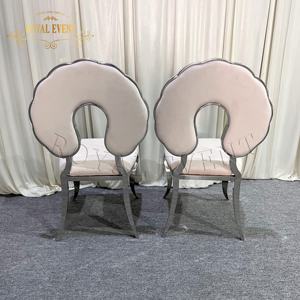 مأدبة عشاء أنيقة مخملية من الفولاذ المقاوم للصدأ من أجل التأجير - Product Image 3