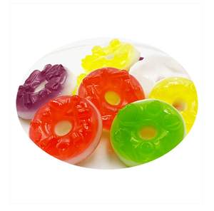 <span class=keywords><strong>Mini</strong></span> fruta caramelo donut suave confitería caramelo múltiples colores ositos de goma donut gommy Candy - Product Image 6